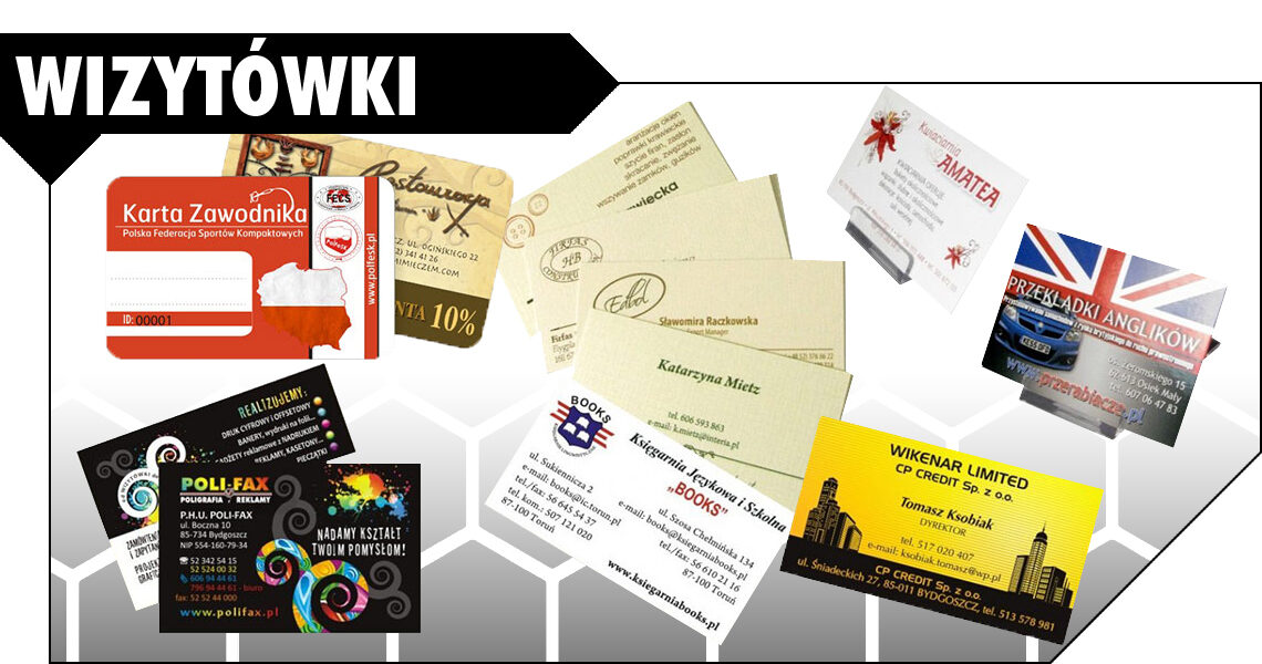 Przykładowe wizytówki